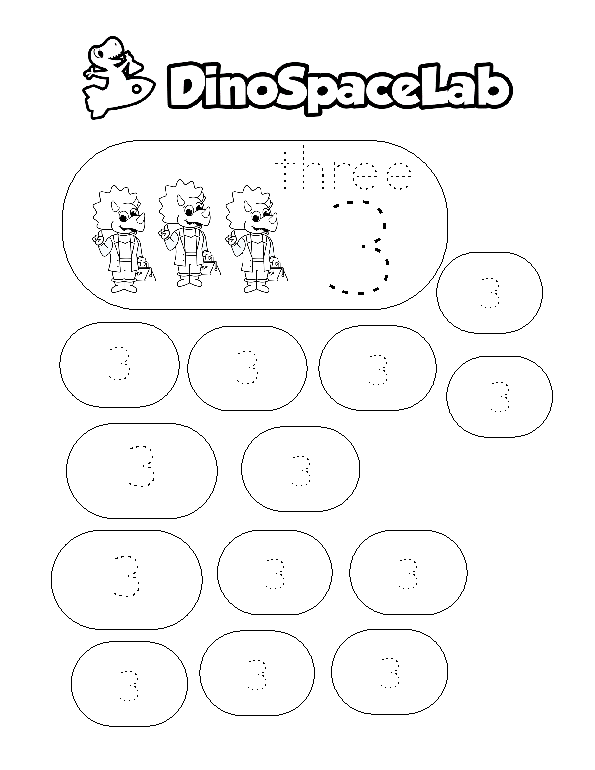 Counting Numbers 1-5 4 Preschool Worksheet