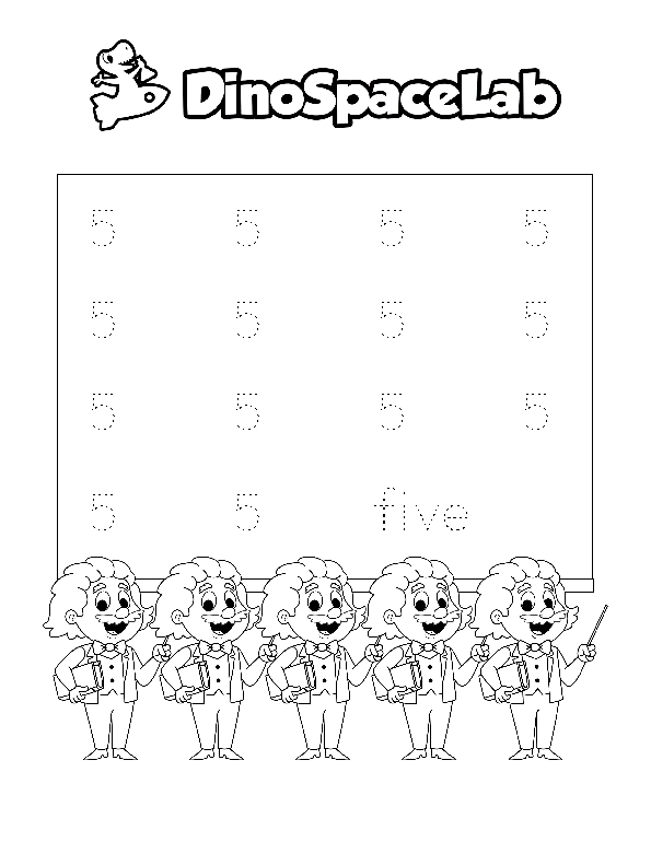 Counting Numbers 1-5 6 Preschool Worksheet