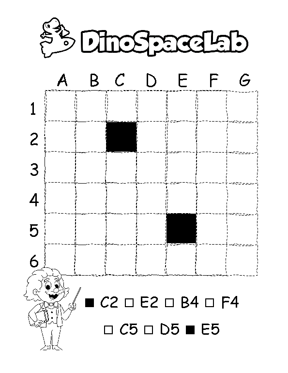 Grid Coordinates 9 Preschool Worksheet