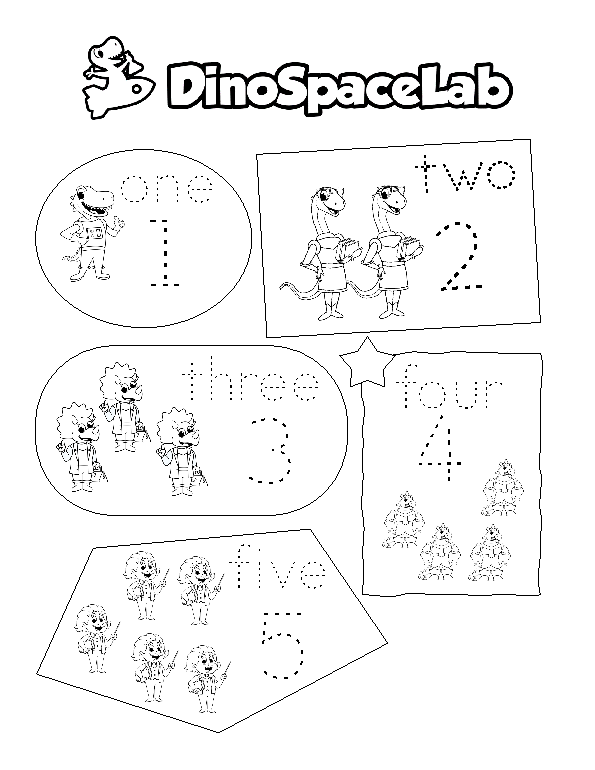 Counting Numbers 1-5 11 Preschool Worksheet