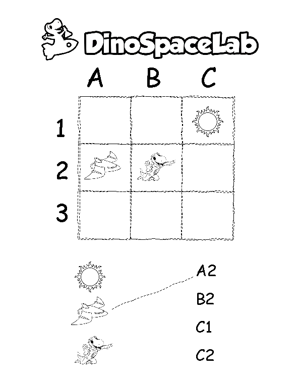 Grid Coordinates 5 Preschool Worksheet